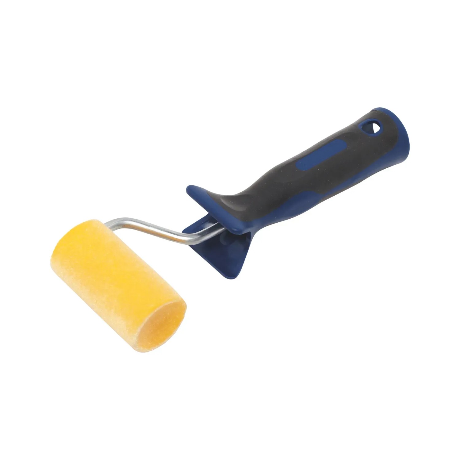 E-shop LUX-TOOLS Flockový valček 2K Softgrip čierno - modrý 7 cm