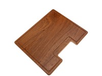 Helika Drevená doska na krájanie pre drezy Quadro, sapele, 36 x 30 cm