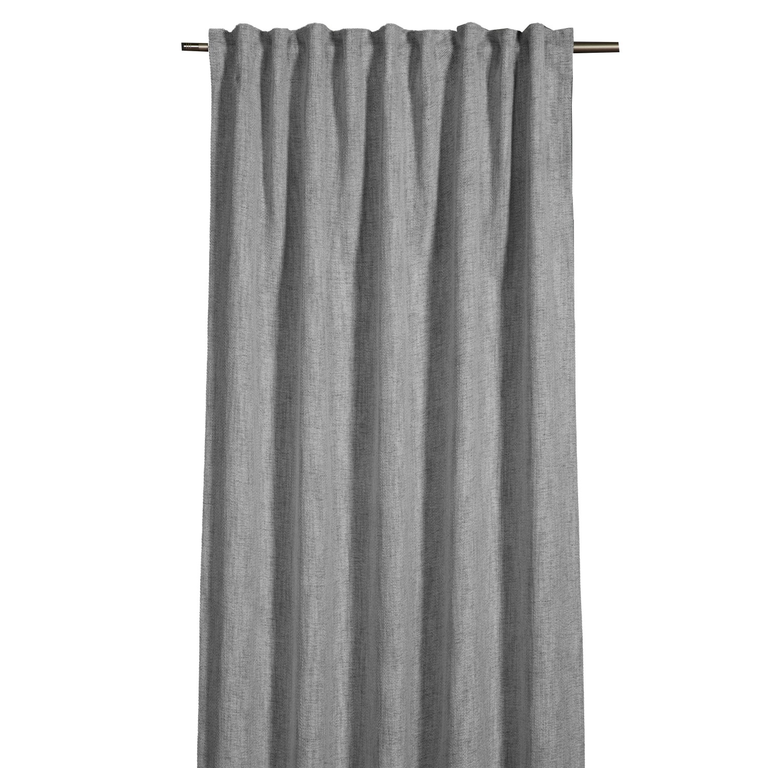 E-shop Sehlbach Záves so skrytými pútkami, blackout, strieborne sivý, 245 x 130 cm