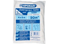 Spokar Zakrývacia fólia HDPE Hobby 4 x 5 m, 5 um, 3 ks