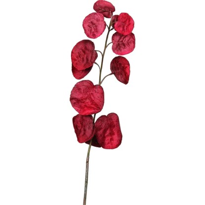 Dekoratívna umelá vetvička - červené lístie, 83 cm