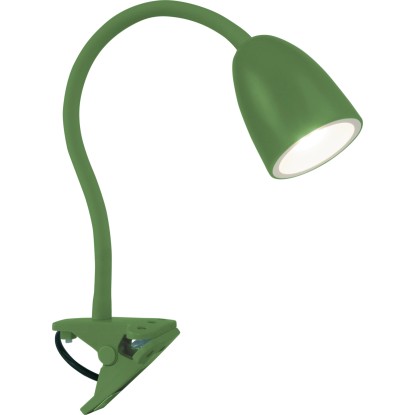 OBI LED lampa s klipom Vidorni flexibilná zelená