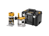 DeWALT 18V XR Aku bezuhlíková kombinovaná frézka DCW604NT-XJ, 8 mm, Solo + kufor