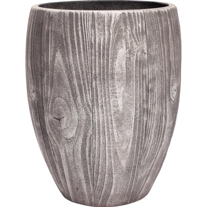 Váza Wood-Collection svetlosivá, 35 x 35 x 44 cm