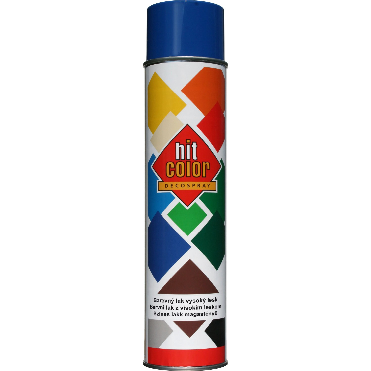 E-shop hitcolor Dekoratívny lak v spreji vysoký lesk RAL 5010, hojnový modrý 600 ml