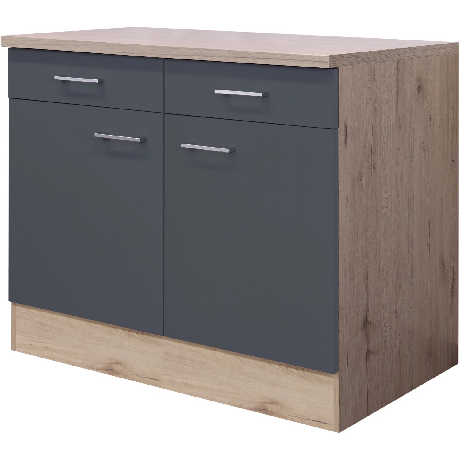 E-shop Flex-Well Kuchynská skrinka Morena spodná, zásuvka + dvierka, 100 x 85 x 57,1 cm