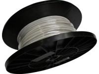 Silový kábel H03VV-F 2x0,75 mm, biela (cievka) - metráž