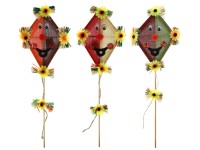 Gerd Rodermund Jesenná dekorácia zápich drak rôznej farby 13 x 48 cm, 1 ks