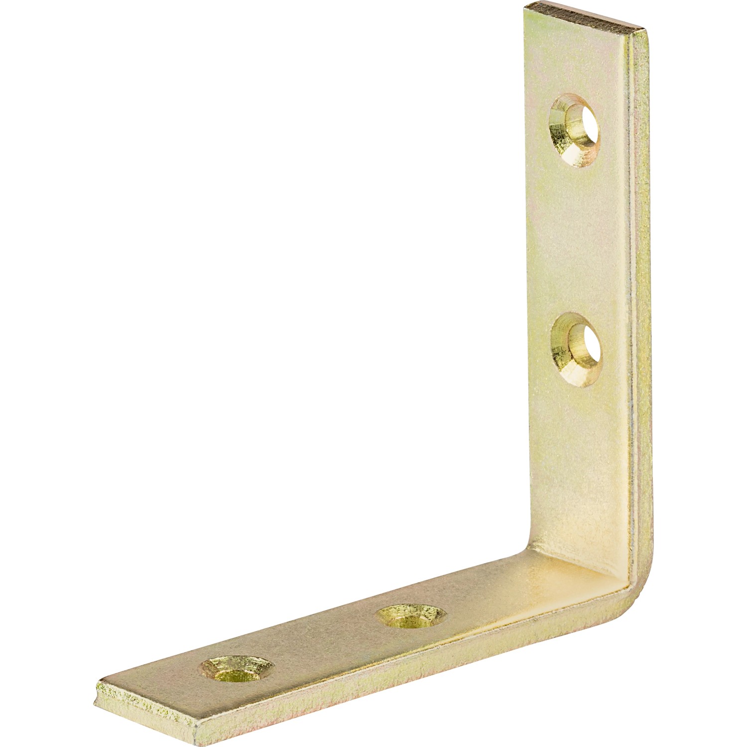 E-shop Konštrukčný uholník rovnoramenný žlto pozinkovaný 80 mm x 80 mm x 20 mm