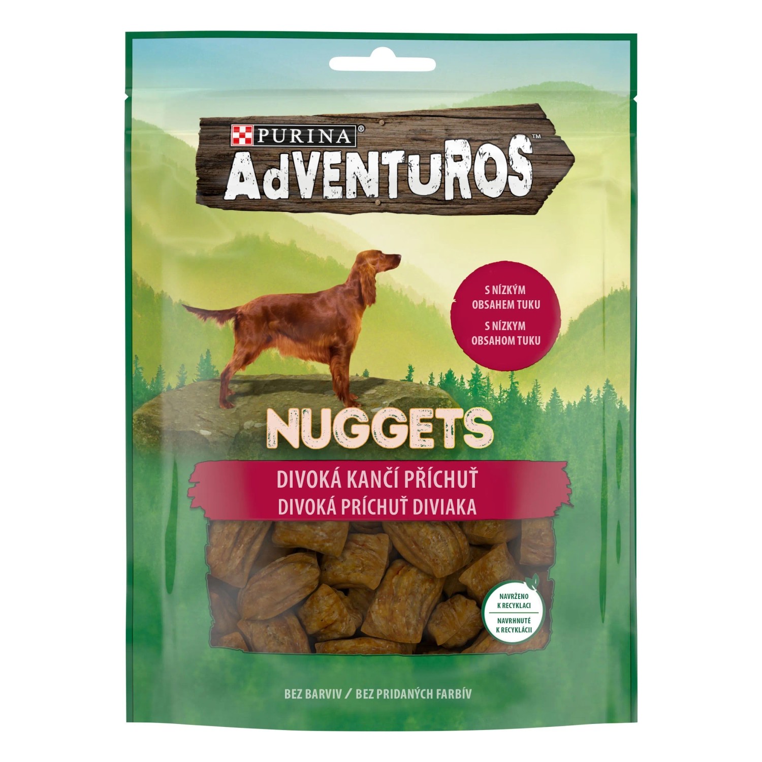 E-shop PURINA Adventuros Nuggets Maškrty pre psov diviačích 90 g