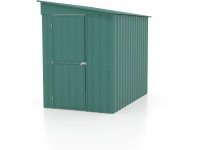 Globel Plechový domček na náradie k stene LeanTo 58, nefritová, 155 x 242 cm
