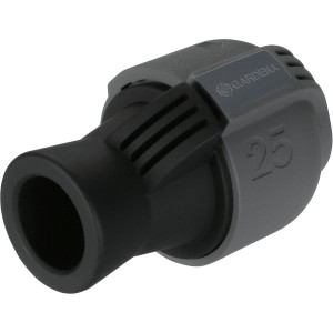 Gardena spojka 25 mm x 19 mm pre zavlažovacie systémy. Potrubná spojka s vnútorným závitom.