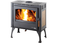 Haas+Sohn Krbové kachle FORESTA, 2,7-8,1 kW, čierna, 69,2 x 61 x 32,1 cm