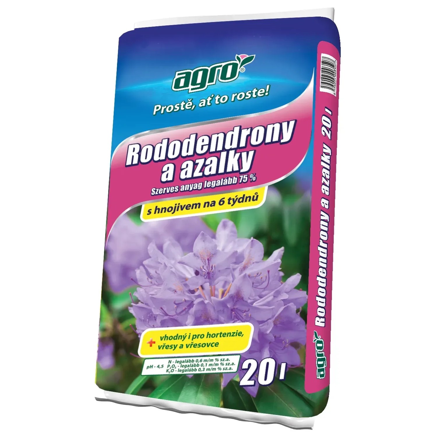 E-shop AGRO Substrát na rododendrony a azalky 20 l