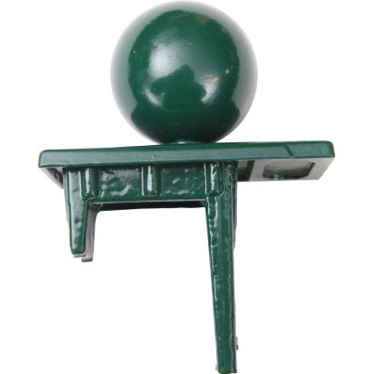 Guľa stĺpika zelená pre stĺpiky z profilových rúr s lištou 60 x 40 mm