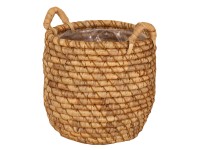 Kôš s priehlbinami na uchopenie prírodná, pr. 30 x 30 cm