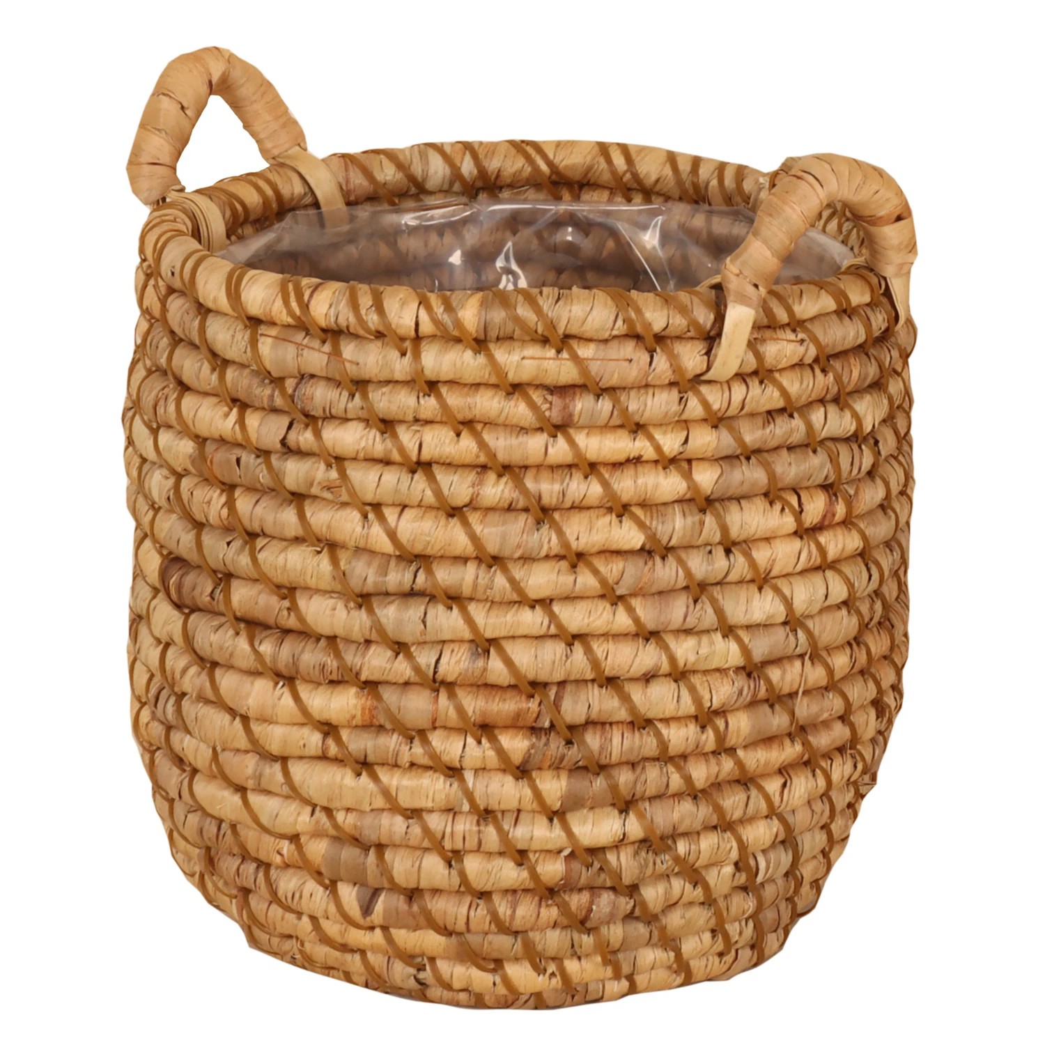 E-shop Kôš s priehlbinami na uchopenie prírodná, pr. 30 x 30 cm