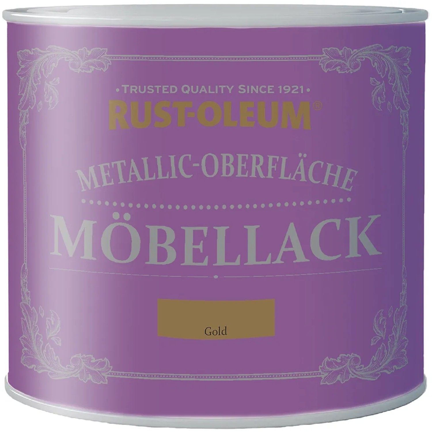 E-shop Rust-Oleum Kriedová farba na nábytok, metalická zlatá matná, 125 ml