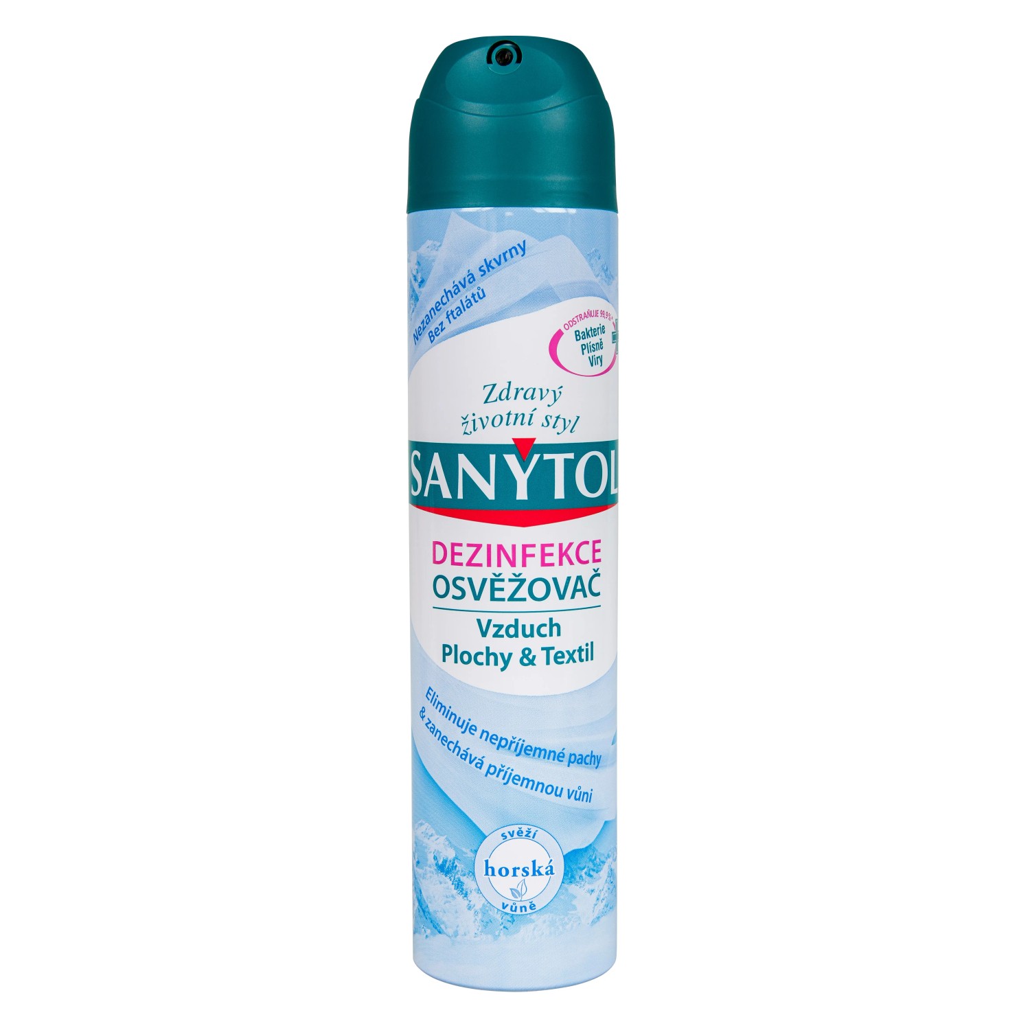 E-shop Sanytol Dezinfekčný osviežovač vzduchu horská vôňa 400 ml