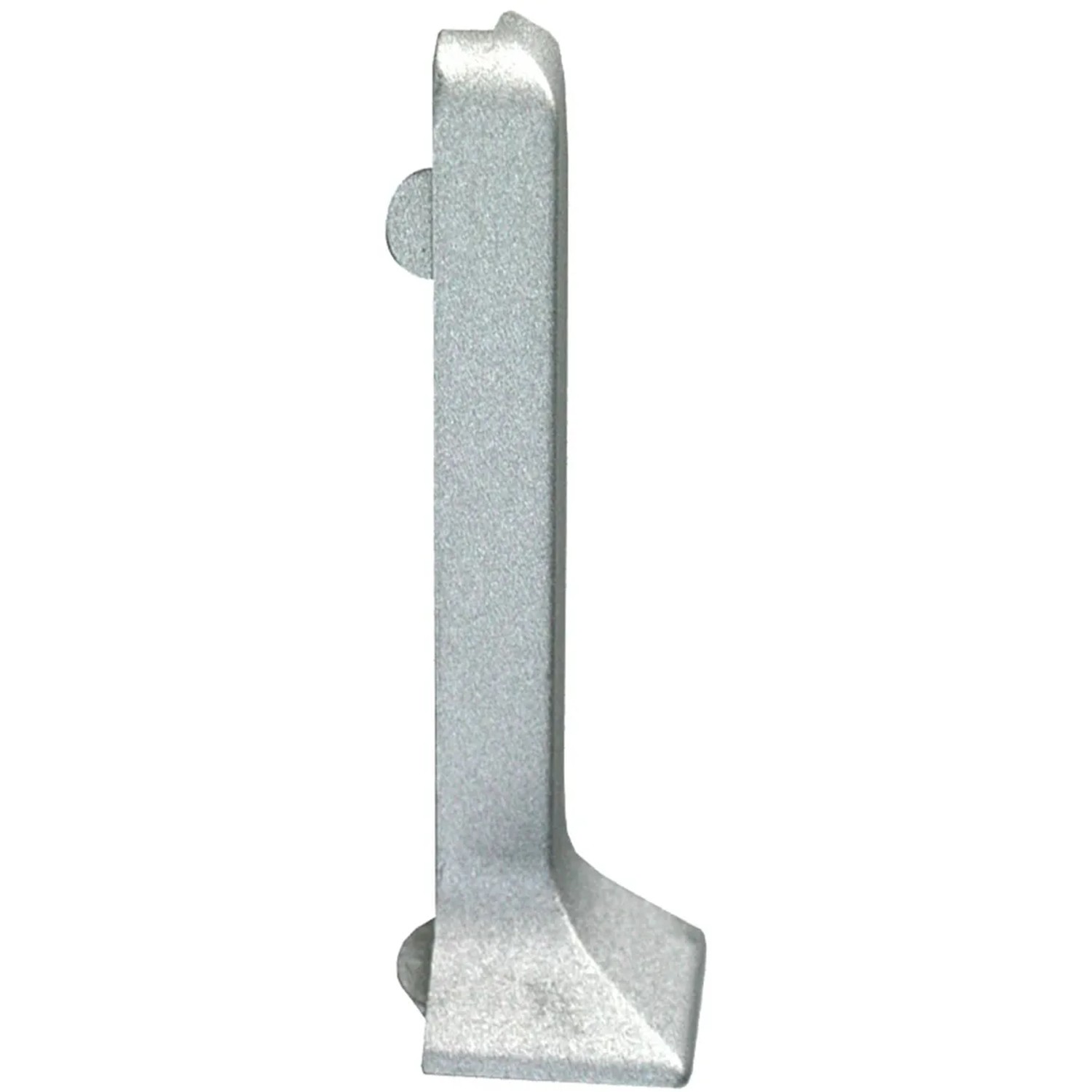 Fuchs Design Hliníkový sokel - vonkajší roh, strieborný matný, 6 cm