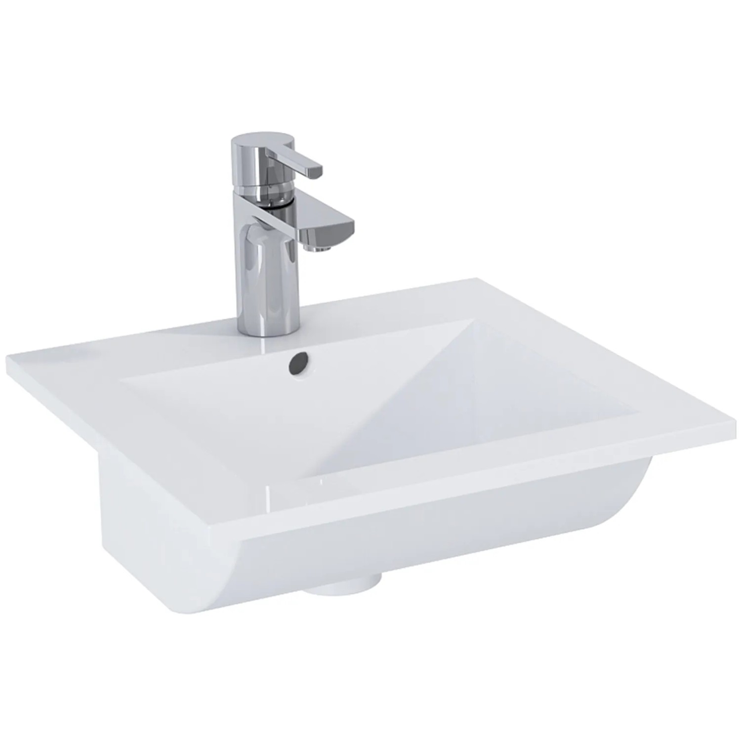 E-shop Maximus Keramické umývadlo Cheese/Qubo, 40 cm