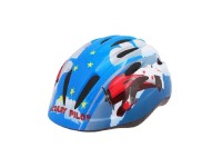 CAPPA Detská cyklistická prilba HardShell, biela/modrá, veľ. S/M