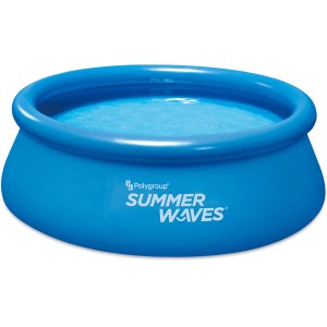 Modrý bazén Summer Waves Quick Set, Ø 244 cm, okrúhly nadzemný bazén.