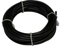 Silový kábel H03VV-F 2x0,75 mm, čierna, balenie 10 m