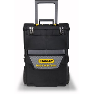 Pojazdná dielenská bedňa Stanley 1-93-968 s rukoväťou a veľkým úložným priestorom.