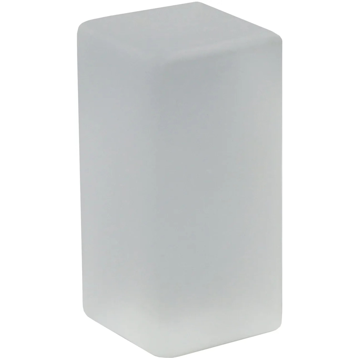 E-shop Fuchs Design Luxfera Crystal Collection mliečne sklo, biela, 5 x 10 x 5 cm