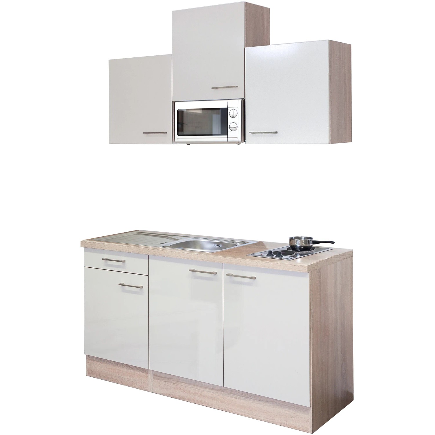 E-shop Flex-Well Kuchyňa Orlando 150 cm/typ 1 - mikrovlnka/varná doska