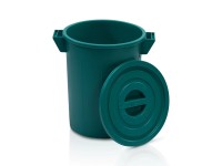 TBA Nádoba na dažďovú vodu/odpad, zelená, 50 l, pr. 41 x 49 cm