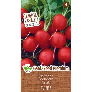 GardenSeed Premium Semienka Reďkovka Kvinta