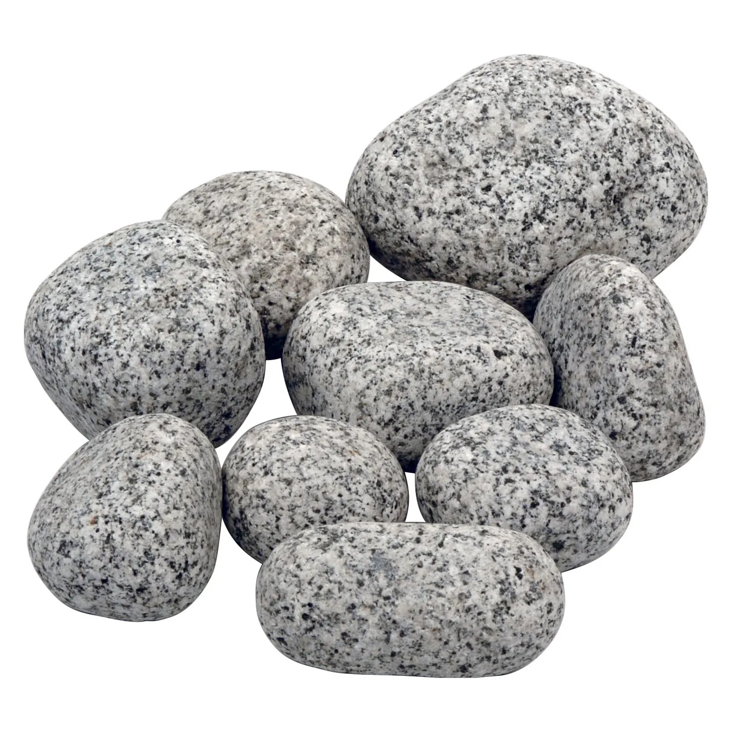 E-shop WECO Žulové okruhliaky sivé, 30-60 mm, 15 kg/vrece