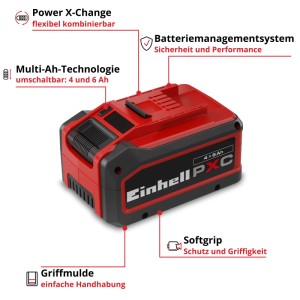 Einhell Power X-Change Akumulátor 18 V 4 - 6 Ah Multi-Ah PXC Plus