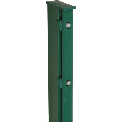 Plotové stĺpiky s plochou krycou lištou 120 cm zelené
