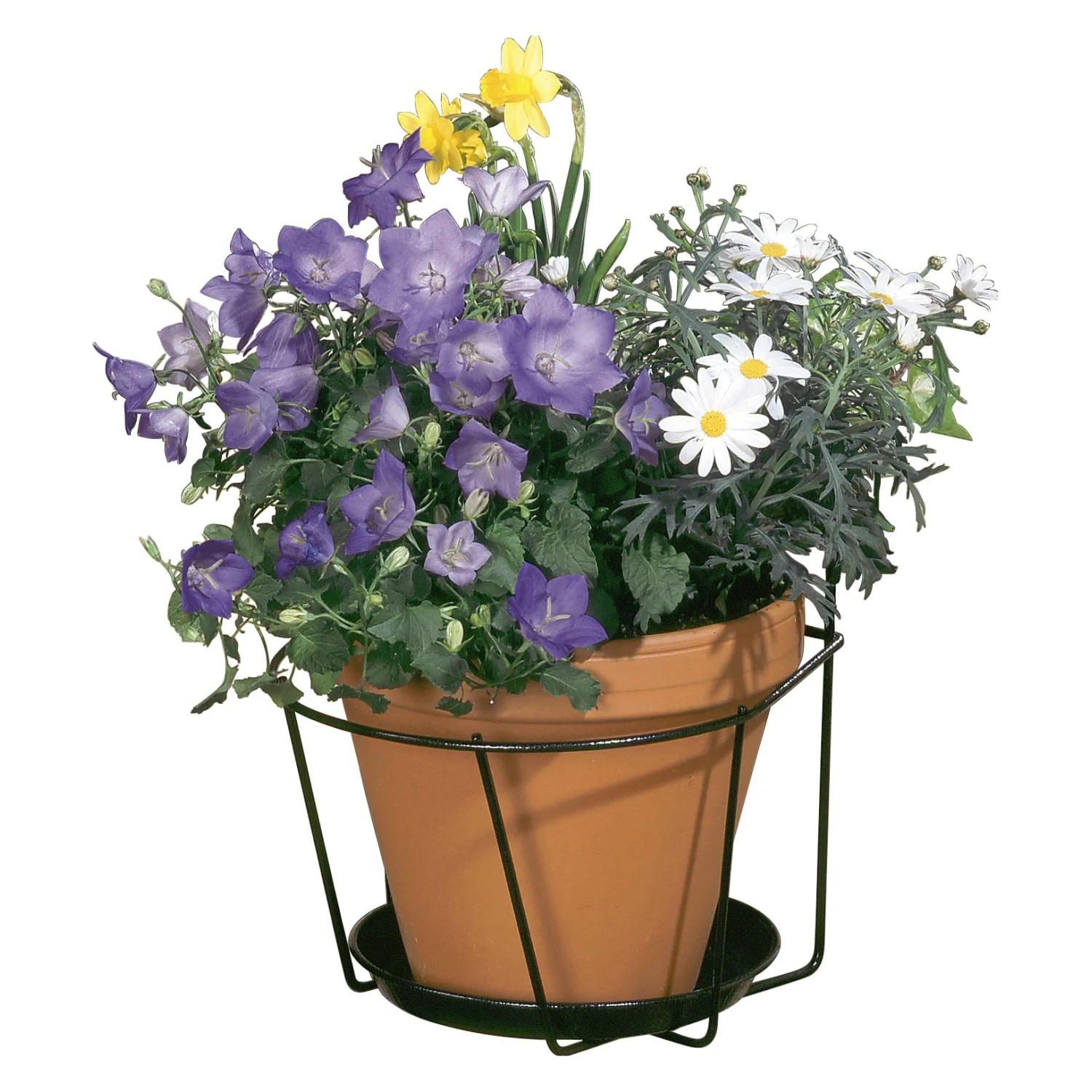 E-shop OBI Držiak kvetináča s hákmi, pr. 20 cm antracitový