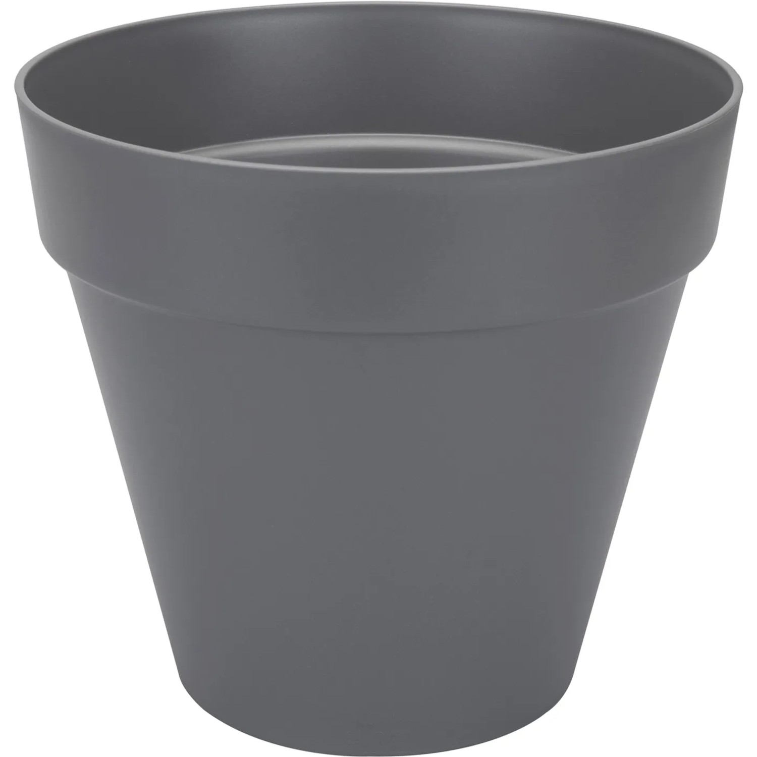 E-shop elho Kvetináč Loft Urban Round s kolieskami antracitový, pr. 39 x 35 cm