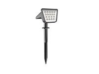 LUTEC LED solárne svietidlo LUNAR 1,2W 90lm biela + RGB IP44, 95 x 107 x 235 mm
