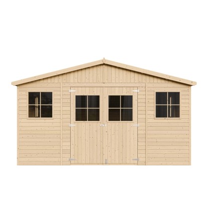 Timbela Drevený záhradný domček M333 bez podlahy, 493 x 401 cm
