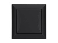 Vypínač 1 pólový Pola, čierna