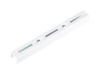 Koľajnica s jedným otvorom 50 cm biela