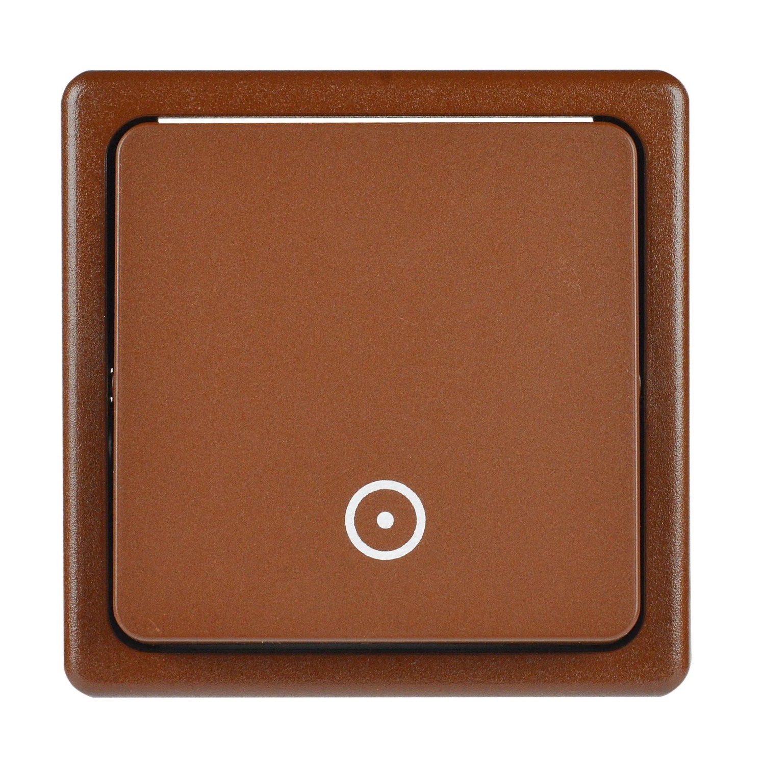 E-shop SEZ Tlačidlo Standard DS 1101-10 HP škoricové 28 x 82 x 82 mm