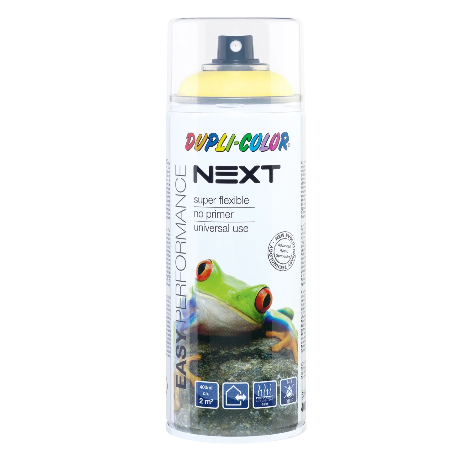 E-shop DUPLI-COLOR Univerzálny lak v spreji NEXT žltá Dublin 400 ml