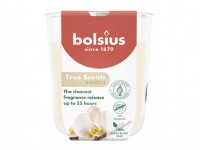 Bolsius Vonná sviečka v skle TRUE SCENTS vanilka 125 g/pr. 7 x 8 cm