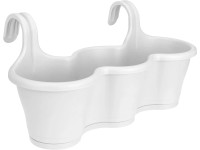 elho Kvetináč Corsica Easy Hanger Trio biely 50 x 27 x 28 cm