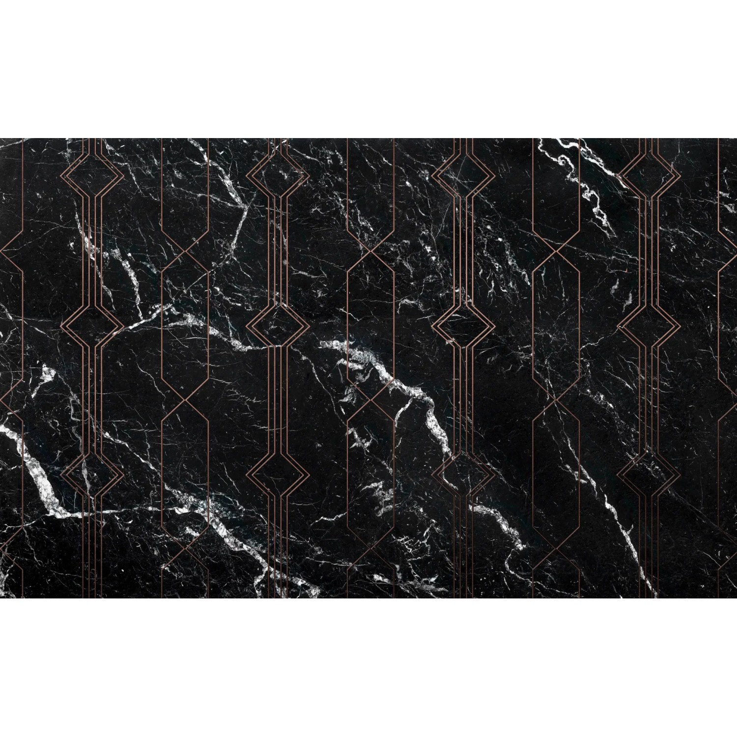 E-shop Komar Vliesová fototapeta Marble Black 400 x 250 cm