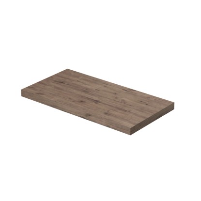 INTEDOOR Umývadlová doska BEE bez výrezu, š. 90 cm, dub Wellington