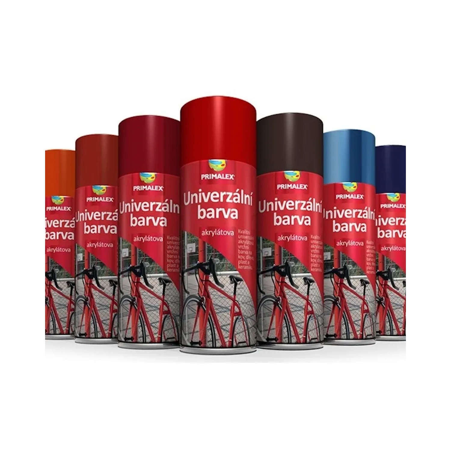 E-shop PRIMALEX Univerzálna farba v spreji RAL 9005 čierna lesklá 400 ml