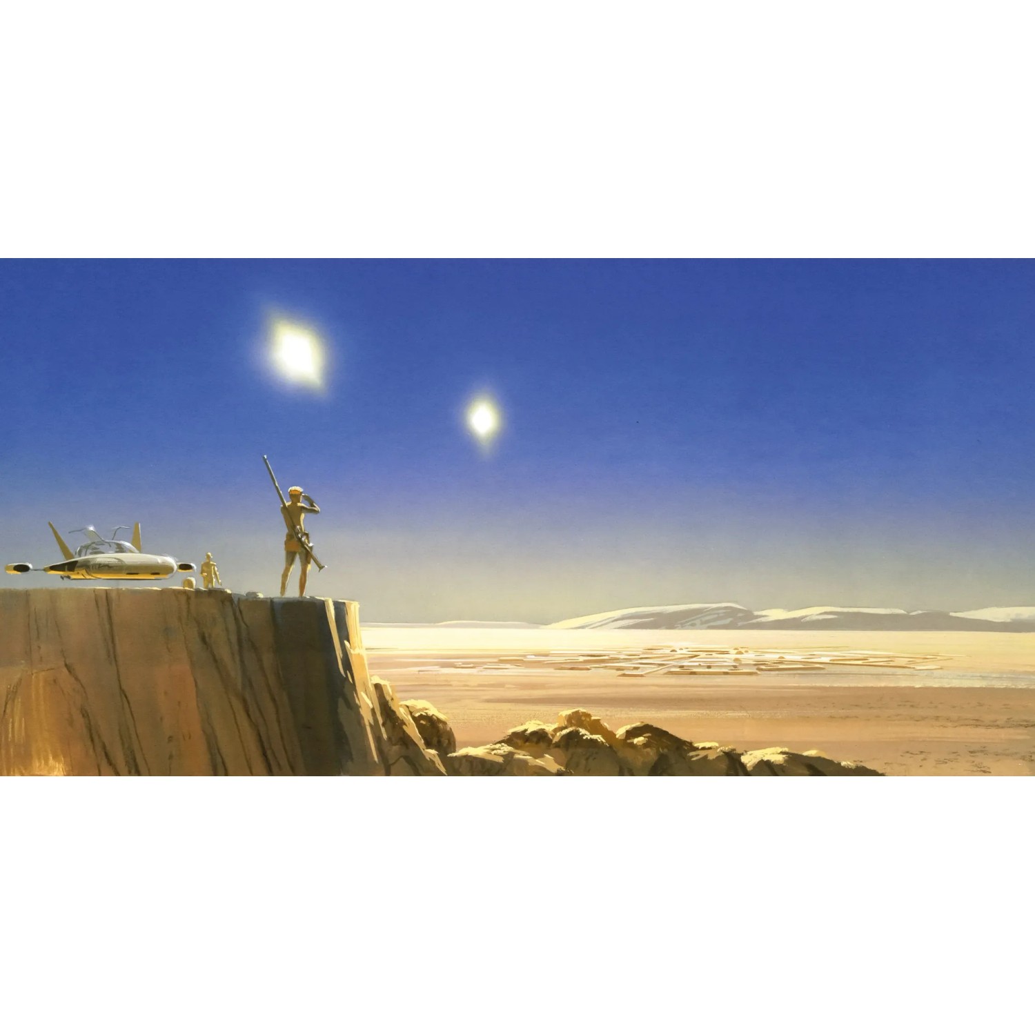 E-shop Komar Vliesová fototapeta Star Wars Classic RMQ Mos Eisley Edge 500 x 250 cm